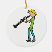 Oboe Keramisch Ornament (Voorkant)