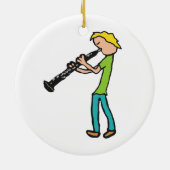 Oboe Keramisch Ornament (Achterkant)