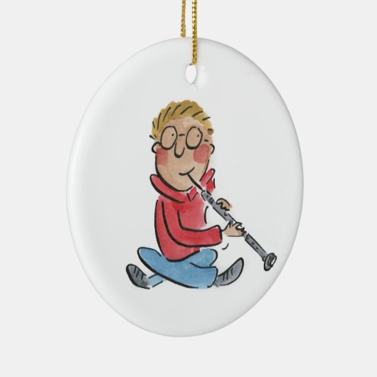 Oboe Keramisch Ornament (Rechts)