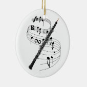 Oboe Keramisch Ornament (Rechts)