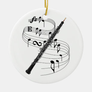 Oboe Keramisch Ornament