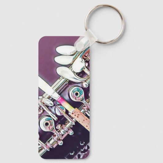 Oboe Key Ring Sleutelhanger (Achterkant)