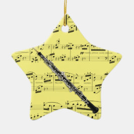 Oboe - Kies uw kleur Keramisch Ornament