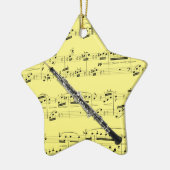 Oboe - Kies uw kleur Keramisch Ornament (Links)