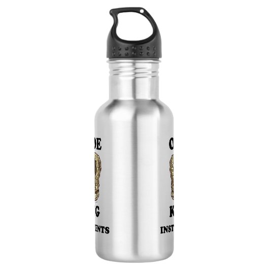 Oboe King of Instruments Waterfles (Achterkant)