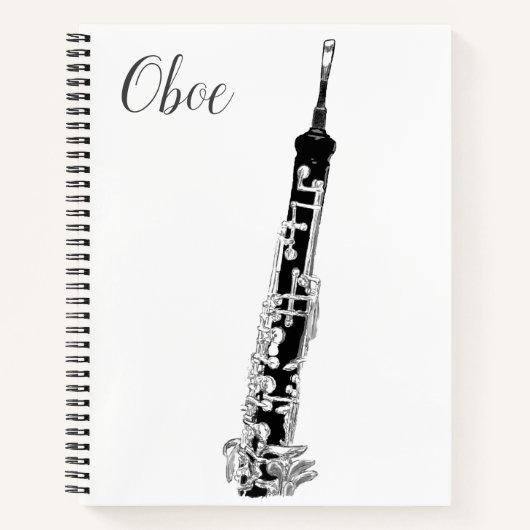 Oboe-laptop Notitieboek (Voorkant)