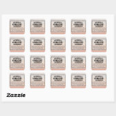 Oboe License Square Sticker (Vel)