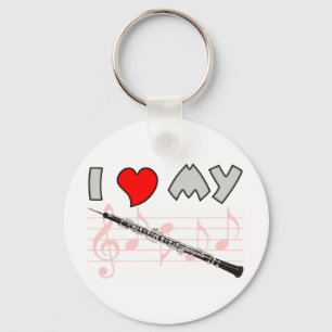 Oboe Love Sleutelhanger