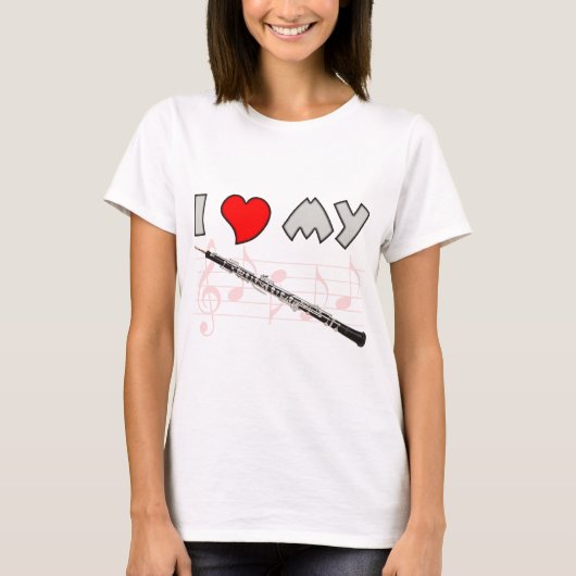 Oboe Love T-shirt (Voorkant)