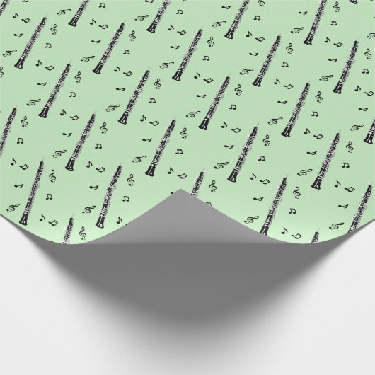 Oboe Music Instrument Cadeaupapier (Hoek)