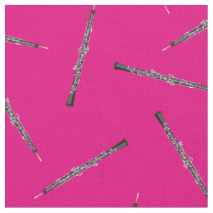Oboe Music Musician Room Decor Pink Stof