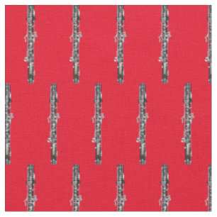 Oboe Music Musician Room Decor Red Stof