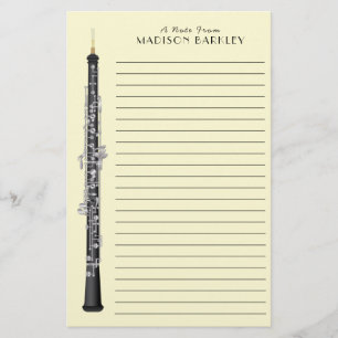 Oboe Musician Music Teacher Briefpapier