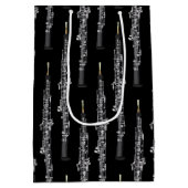 Oboe Musician Music Teacher Medium Cadeauzakje (Achterkant)