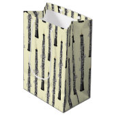 Oboe Musician Music Teacher Medium Cadeauzakje (Voorkant Gekanteld)