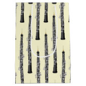 Oboe Musician Music Teacher Medium Cadeauzakje (Achterkant)