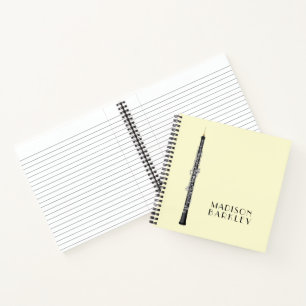 Oboe Musician Music Teacher Notitieboek