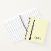 Oboe Musician Music Teacher Notitieboek (Binnen)