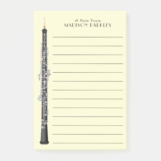 Oboe Musician Music Teacher Post-it® Notes (Voorkant)