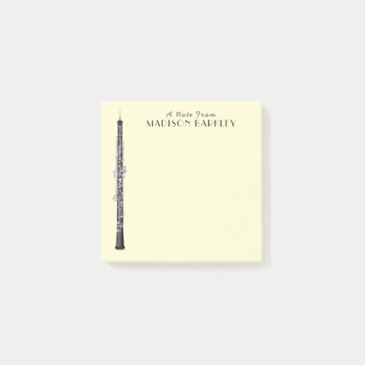 Oboe Musician Music Teacher Post-it® Notes (Voorkant)