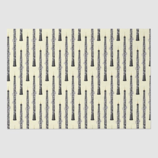 Oboe Musician Music Teacher Tissuepapier (Voorkant)