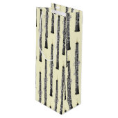 Oboe Musician Music Teacher Wijn Cadeautas (Voorkant Gekanteld)