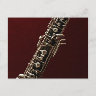 Oboe muziekinstrument briefkaart