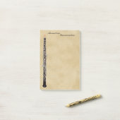 Oboe op Parchment Kijk  Naam Post-it® Notes (Op bureau)