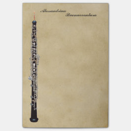 Oboe op Parchment Kijk  Naam Post-it® Notes