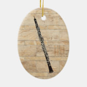 Oboe Oval Ornament Pendant (Achterkant)