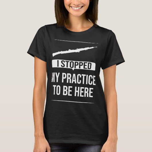 Oboe Practice Music Instrument Marching Oboist T-shirt (Voorkant)
