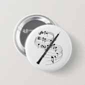 Oboe Ronde Button 5,7 Cm (Voorkant /achterkant)
