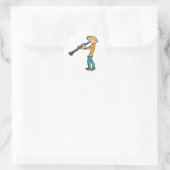 Oboe Ronde Sticker (Tas)