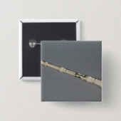 Oboe Vierkante Button 5,1 Cm (Voorkant /achterkant)