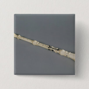 Oboe Vierkante Button 5,1 Cm