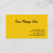 Oboe visitekaartje (Achterkant)