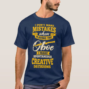 Oboist Cadeauspeler Oboe T-shirt