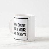 Oboïst Super Talent. KoffieMok (Voorkant links)