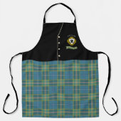 O'Boylan Irish Shield & Tartan Gepersonaliseerde K Schort (Voorkant)