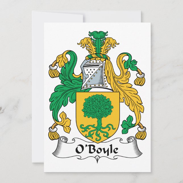 O'Boyle Family Crest (Voorkant)