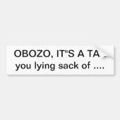 obozo bumpersticker (Voorkant)