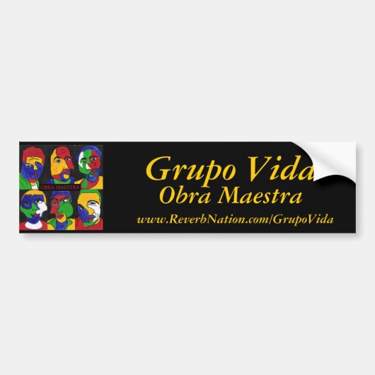Obra Maestra Bumpersticker (Voorkant)