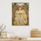 Obraz 1897, ingediend door Alfons Mucha - Poster (Keuken)