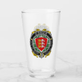 O'Brien/Brien Irish Shield Bierglas Glas (Achterkant)