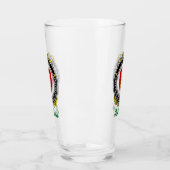 O'Brien/Brien Irish Shield gepersonaliseerd biergl Glas (Links)