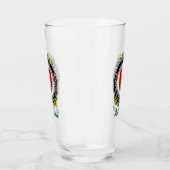 O'Brien/Brien Irish Shield gepersonaliseerd biergl Glas (Rechts)