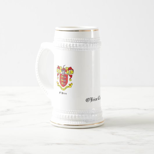 O'Brien clan Stein Bierpul (Voorkant links)
