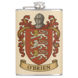 O'Brien Coat of Arms Flask Heupfles