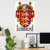 O'Brien Coat of Arms Print (Thuiskantoor)