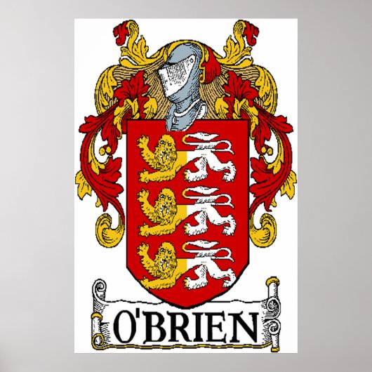 O'Brien Coat of Arms Print (Voorkant)